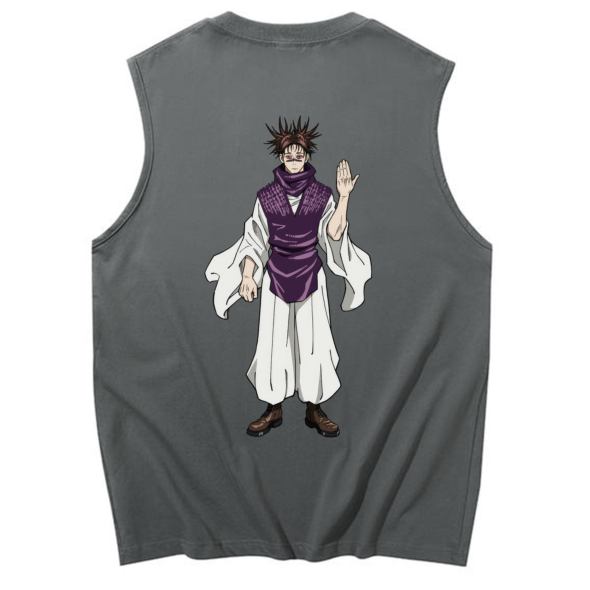 （画像用） 呪術廻戦 Jujutsu Kaisen コットン100％タンクトップ（背面プリント）
